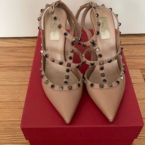 Valentino Rockstud slingback heels 100mm